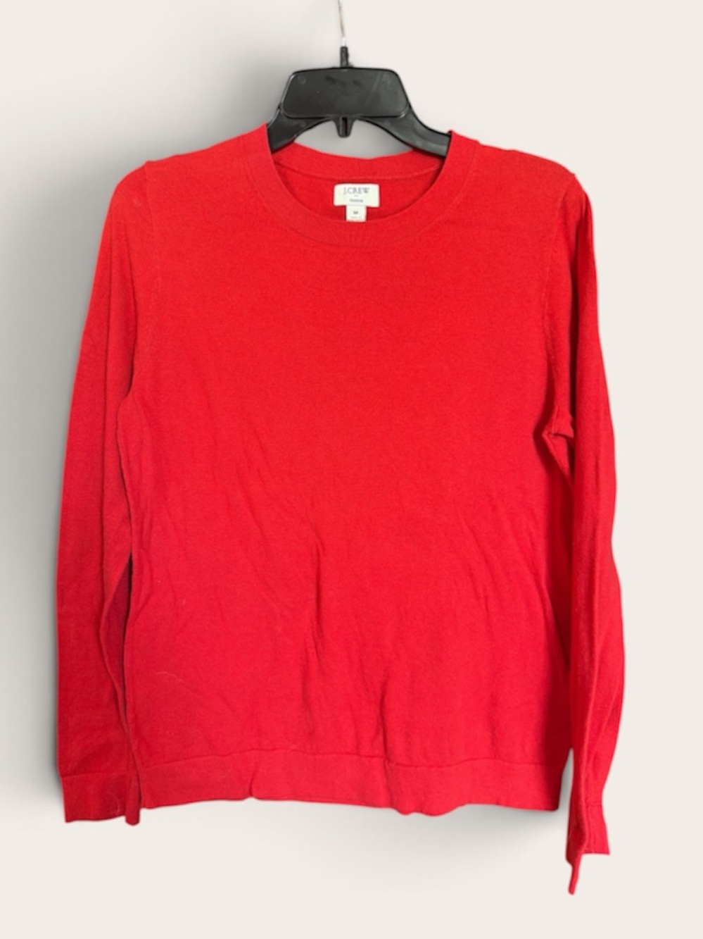 J. Crew Women’s Bright Red Crewneck Sweater